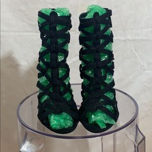 Black Heeled Sandals